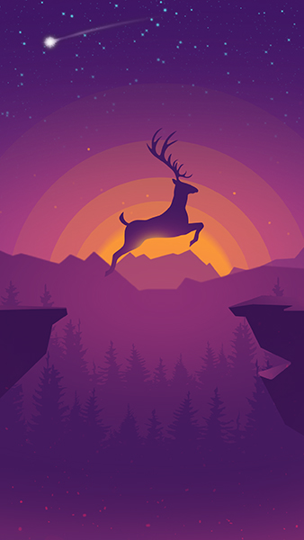 Deer : Nature Live Wallpaper software